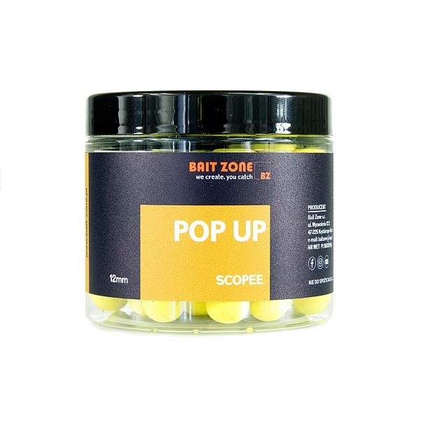 Bait Zone Pop-Up Boilies SCOPEErozmiar 12mm/200ml - MPN: BZPOPSCOP12 - EAN: 200000076641