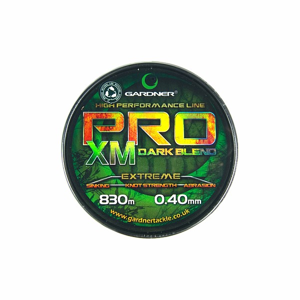 Gardner PRO Main Line - Dark Blendrodzaj 0.40m (XM 20lb+) / 770m - MPN: XPXMG - EAN: 5060218455615