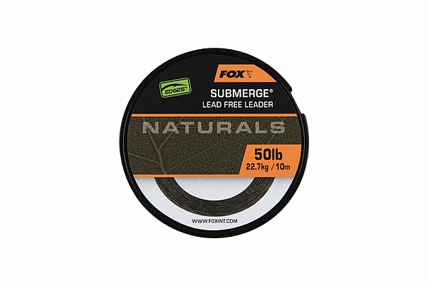 Fox EDGES Naturals Submerge Lead Free Leaderмодель 50lb/22,7кг (10м) - MPN: CAC825 - EAN: 5056212172573