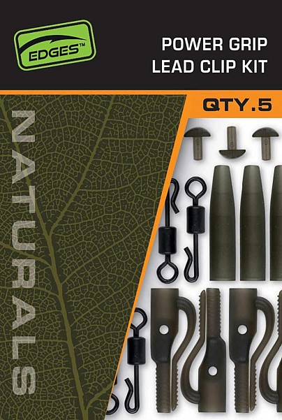 Fox EDGES Naturals Power Grip Lead Clips Kit Size 7obal 5 kpl. - MPN: CAC843 - EAN: 5056212175413