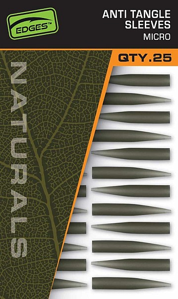 Fox EDGES Naturals Anti Tangle Sleeves Microobal 25ks - MPN: CAC833 - EAN: 5056212175338