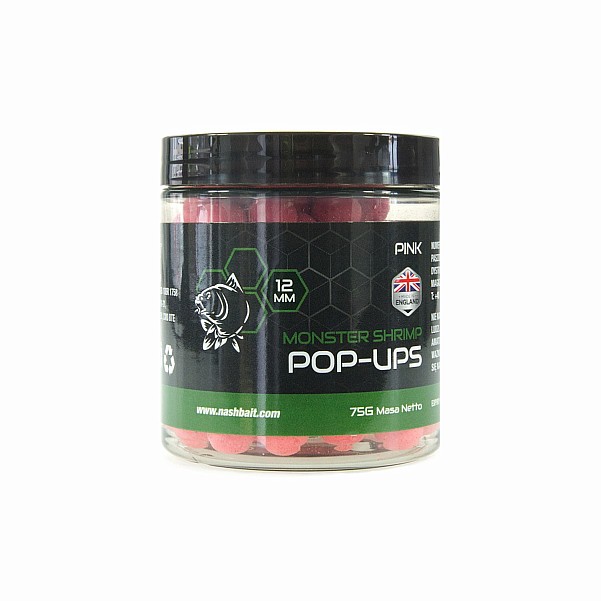 Nash Monster Shrimp Pop Up - Pinktamaño 12mm/ 75g - MPN: B6525 - EAN: 5055108865254