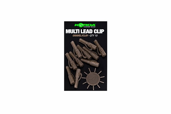 Korda Multi Lead Clip колір Щебінь/Глина - MPN: KLCPG - EAN: 5060929026432