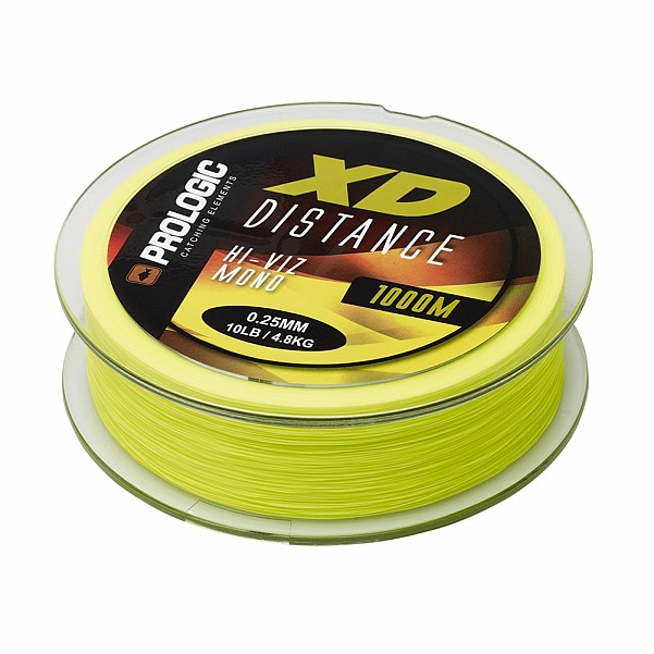 Prologic XD Distance Mono - Hi-Viz Yellowsize 0.25mm (4.8kg) / 1000m - MPN: SVS72754 - EAN: 5706301727541