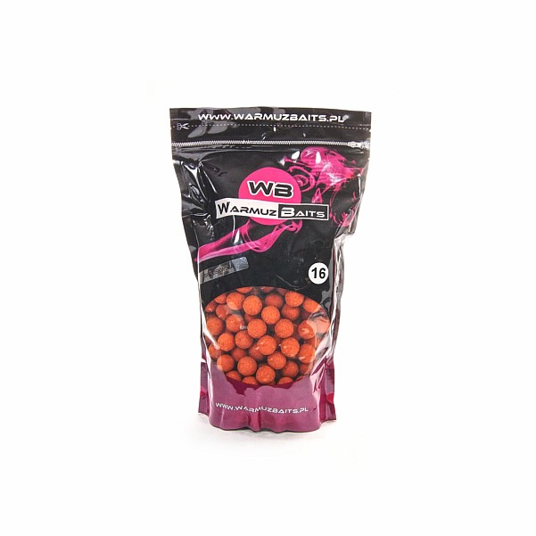 WarmuzBaits - Boilies Pfirsich - KURZES VERFALLSDATUMGröße 16 mm / 900g - EAN: 200000080778