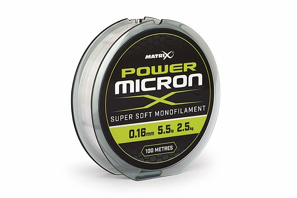 Matrix Power Micron X - 100mrodzaj 0.16mm/5.5lb/2.5kg - MPN: GML032 - EAN: 5056212137206