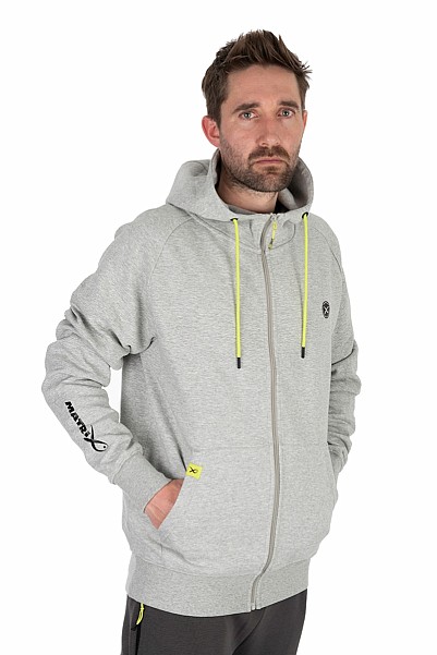 Matrix Full Zip Hoody Marl Grey/Lime - Black Edition Rangerozmiar L - MPN: GPR294 - EAN: 5056212161676