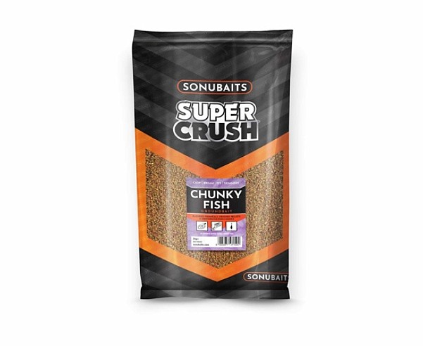 Sonubaits Supercrush Groundbait - Chunky Fishpackaging 2kg - MPN: S1770022 - EAN: 5056317708950