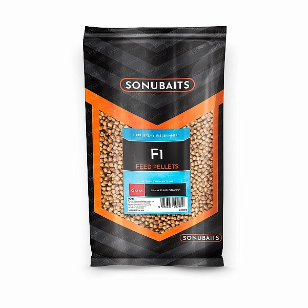 Sonubaits F1 Feed Pelletopakowanie 6mm / 900g - MPN: S1800012 - EAN: 5056317709414