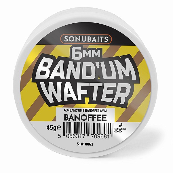 Sonubaits Bandum Wafters - Banoffeerozmiar 6mm - MPN: S1810063 - EAN: 5056317709681