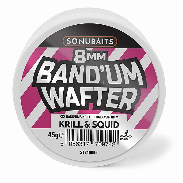 Sonubaits Bandum Wafters - Krill & Squidsize 8mm - MPN: S1810069 - EAN: 5056317709742