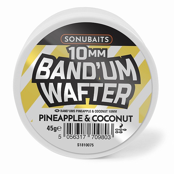 Sonubaits Bandum Wafters - Pineapple & Coconutrozmiar 10mm - MPN: S1810075 - EAN: 5056317709803