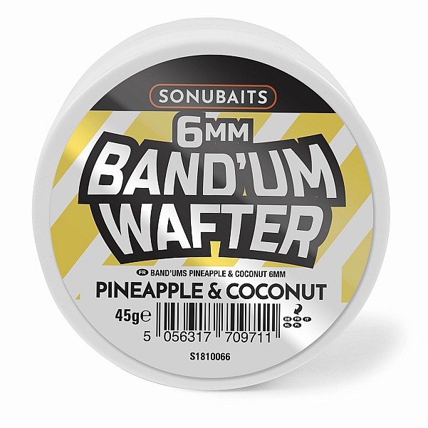 Sonubaits Bandum Wafters - Pineapple & Coconutrozmiar 6mm - MPN: S1810066 - EAN: 5056317709711