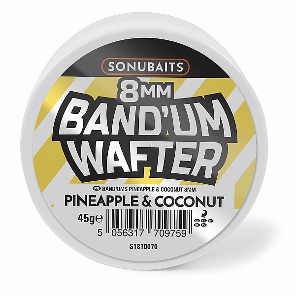 Sonubaits Bandum Wafters - Pineapple & Coconutsize 8mm - MPN: S1810070 - EAN: 5056317709759