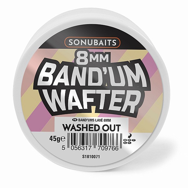 Sonubaits Bandum Wafters - Washed Outsize 8mm - MPN: S1810071 - EAN: 5056317709766