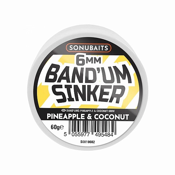 Sonubaits Band'um Sinker - Pineapple & Coconutsize 6mm - MPN: S1810082 - EAN: 5056317709858