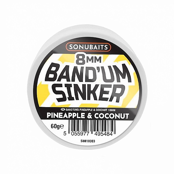 Sonubaits Band'um Sinker - Pineapple & Coconutrozmiar 8mm - MPN: S1810083 - EAN: 5056317709865