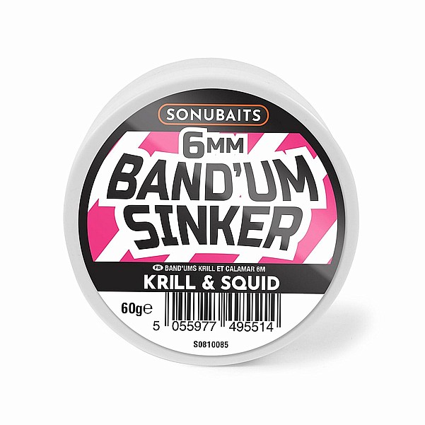 Sonubaits Band'um Sinker - Krill & Squidrozmiar 6mm - MPN: S1810085 - EAN: 5056317709889