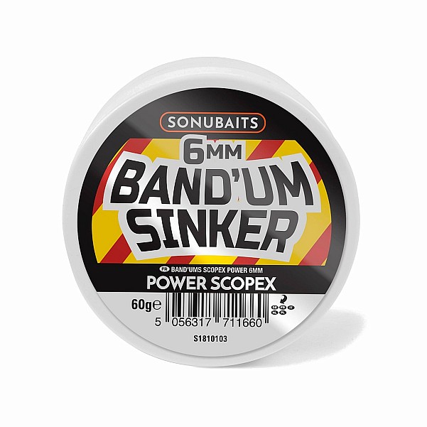 Sonubaits Band'um Sinker - Power Scopexsize 6mm - MPN: S1810103 - EAN: 5056317711660