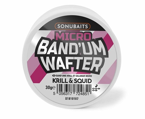 Sonubaits Micro Bandum Wafters - Krill & Squid - MPN: S1810107 - EAN: 5056317724851