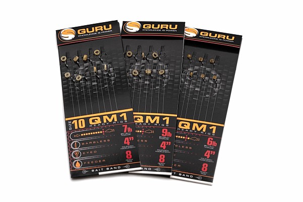 GURU QM1 Bait Bands Ready Rigs - 10cmwersja 10 / 0.22mm / 4in (10cm) - MPN: GRR114 - EAN: 5060519394385