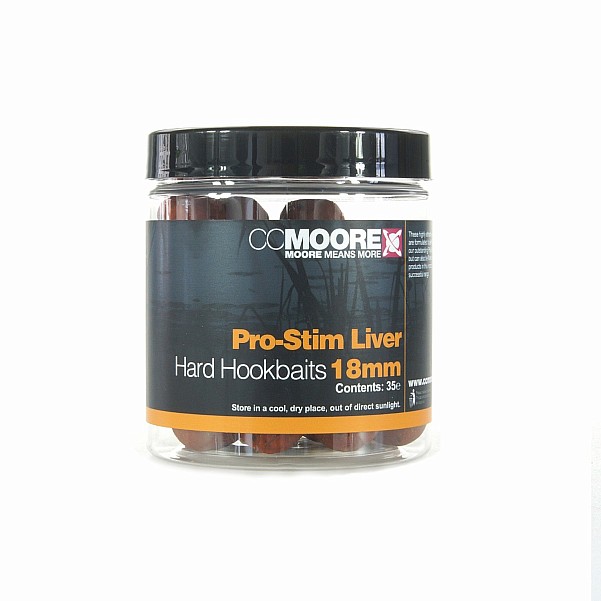 CCMoore Pro-Stim Liver Hard Hookbaits Größe 18mm - MPN: 90607 - EAN: 634158434273