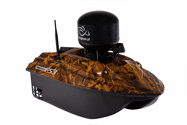 Viking Boat RS3 CAMO - (Détecteur de poissons Tout en Un avec Télécommande + Distributeur d'Appâts)couleur CAMO - MPN: RS3-CA-G-Br03-T - EAN: 5907195285074