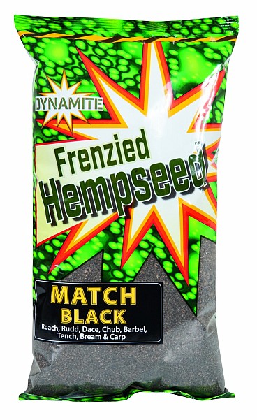 DynamiteBaits Frenzied Hempseed Match Black Groundbaitopakowanie 1kg - MPN: DY451 - EAN: 5031745105731