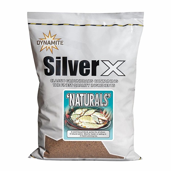 DynamiteBaits Silver X Naturals Groundbaitobal 1.8kg - MPN: SX533 - EAN: 5031745226986