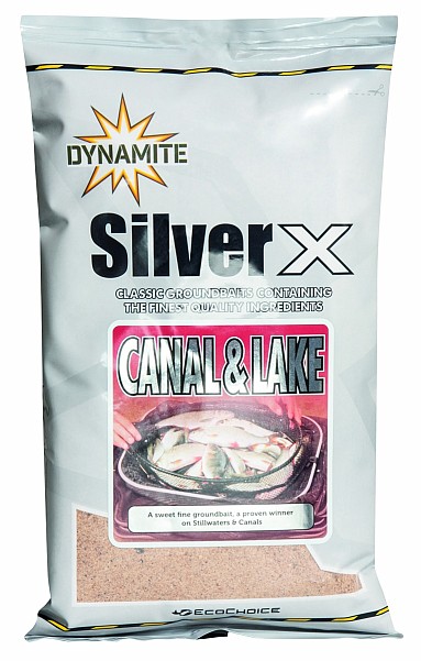 DynamiteBaits Silver X Canal & Lake Groundbaitopakowanie 900g - MPN: SX500 - EAN: 5031745105472