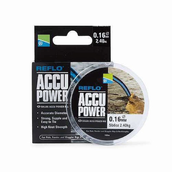 Preston Innovations Reflo Accu Powertype 0.14mm/1.92kg/4lb 4oz - MPN: P0270028 - EAN: 5055977481944