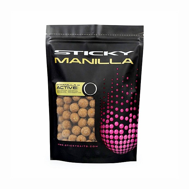 StickyBaits Manilla ACTIVE Shelf Life Boiliesrozmiar 12mm / 1kg - MPN: MAS12 - EAN: 749565737500