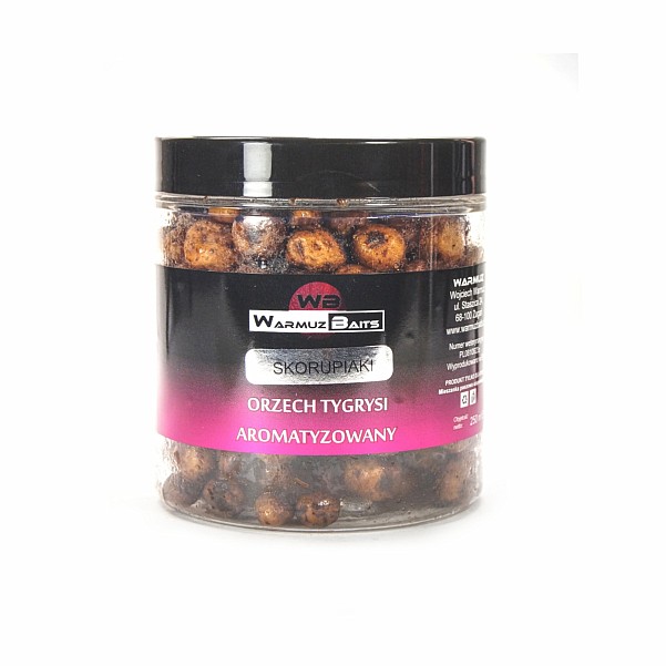 WarmuzBaits - Aromatizovaný Tygří Ořech - Krustácea - KRÁTKÁ DOBA TRVANLIVOSTIobal 250ml - EAN: 200000083526