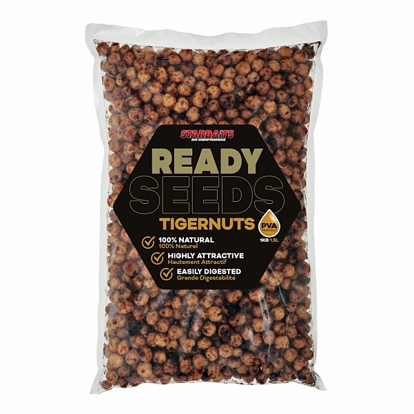 Starbaits Ready Seeds Tigernuts - Natural - ТЕРМІН ПРИДАТНОСТІ ЗБІГАЄупаковка 1kg - EAN: 200000083649