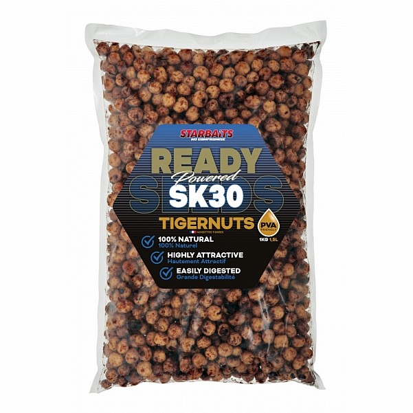 Starbaits Ready Seeds Tigernuts - SK30 - RÖVID LEJÁRATI IDŐcsomagolás 1kg - EAN: 200000083687