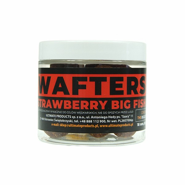 UltimateProducts Top Range Wafters - Strawberry Big Fishtamaño 18 mm - EAN: 5903855434387