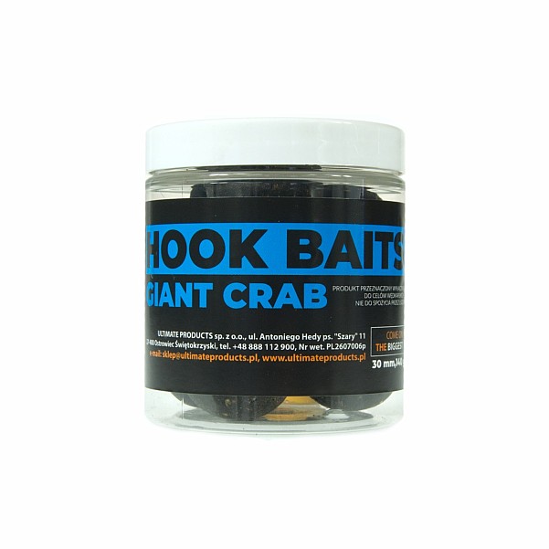 UltimateProducts Top Range Hookbaits - Giant Crabdydis 30 mm - EAN: 5903855434196