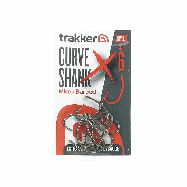 Trakker Curve Shank XS Hooks Micro Barbedsize 6 - MPN: 227116 - EAN: 5056618302871