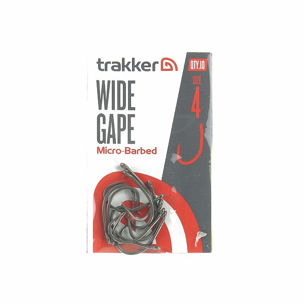 Trakker Wide Gape Hooks Micro Barbedsize 4 - MPN: 227126 - EAN: 5056618302932