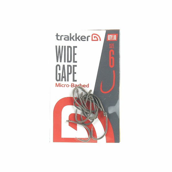 Trakker Wide Gape Hooks Micro Barbedsize 6 - MPN: 227127 - EAN: 5056618302949