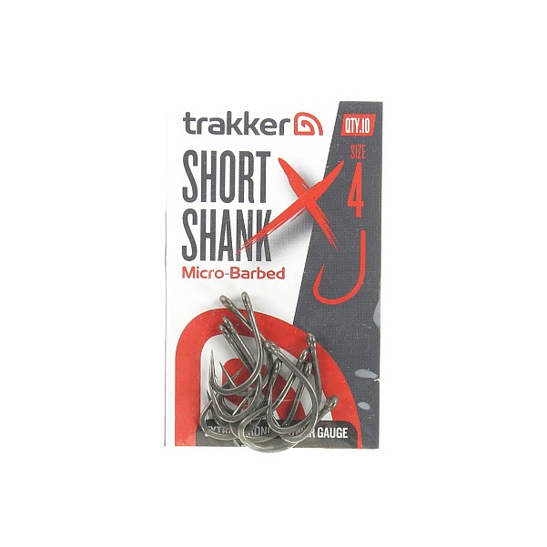 Trakker Short Shank XS Hooks Micro Barbedrozmiar 4 - MPN: 227151 - EAN: 5056618303106