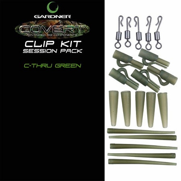 Gardner Covert Clip Kit Session Packkolor C-Thru Brown