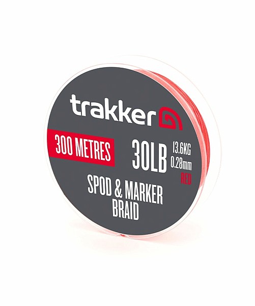 Trakker Spod Marker Braidmodèle 0.28mm (30lb) / 13.6kg / 300m / Red - MPN: 228502 - EAN: 5056618304837