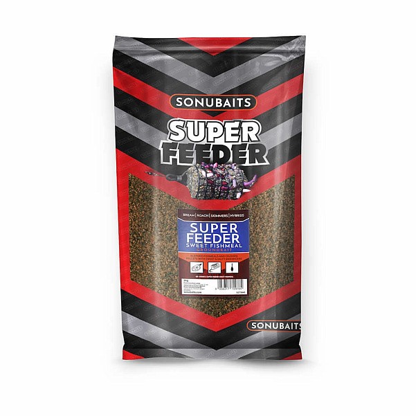 Sonubaits Super Feeder Groundbait - Sweet Fishmealpackaging 2kg - MPN: S1770045 - EAN: 5056317729764