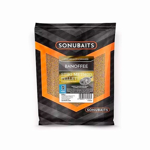 Sonubaits Stiki Banoffee Method Pelletsopakowanie 2mm / 650g - MPN: S1800020 - EAN: 5056317713435