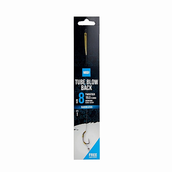 Nash Tube Blow Back Rig (Barbless)misurare 8 (barbless) - MPN: T6406 - EAN: 5055108964063