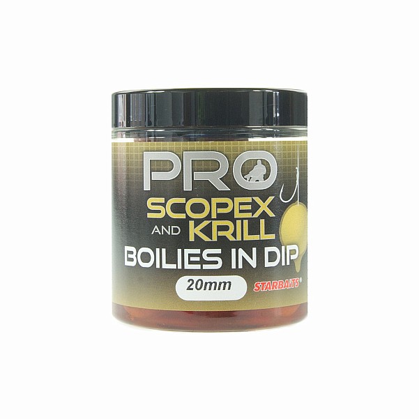 Starbaits Probiotic Boilies in Dip - Scopex Krillрозмір 20mm - MPN: 62746 - EAN: 3297830627461