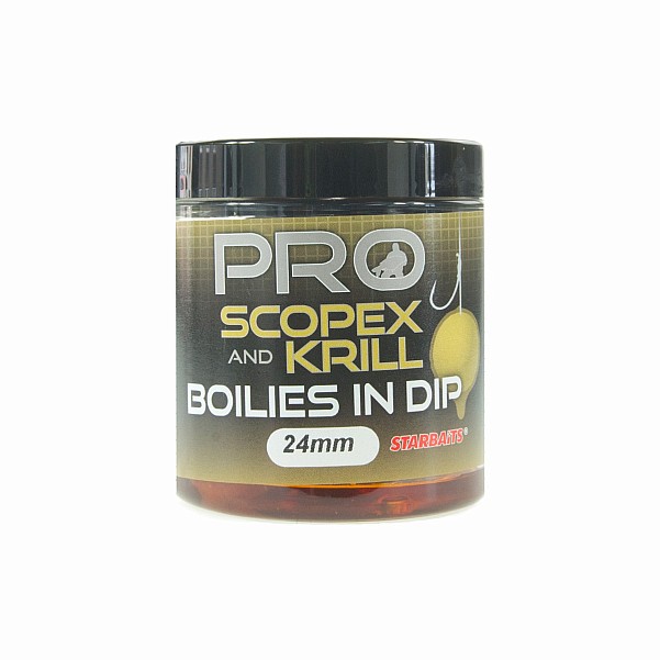 Starbaits Probiotic Boilies in Dip - Scopex Krillрозмір 24mm - MPN: 62747 - EAN: 3297830627478