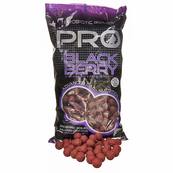 Starbaits Probiotic Boilies - Blackberry - LEICHT BESCHÄDIGTE VERPACKUNGGröße 20mm / 2kg - EAN: 200000084332