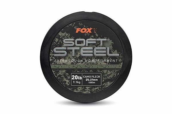 Fox Soft Steel Fleck Camo Monoversion 0.37mm / 20lb(9.1kg) x 1000m - MPN: CML202 - EAN: 5056212184811